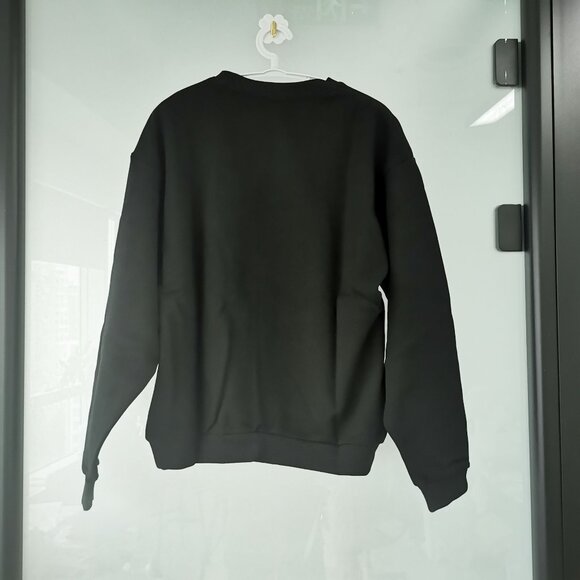 NWT Alo Yoga Accolade Crew Neck Pullover Black Size M - Picture 2 of 5